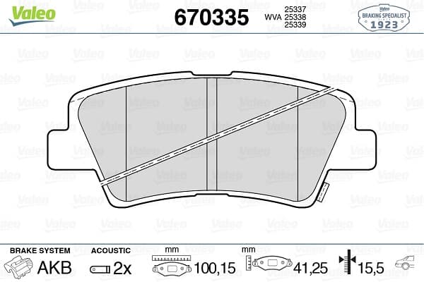 Arka Fren Balatası Hyundaı Accent Blue 11-> Elantra 11-> I40 11-> I30 11-> Optıma 11-15 Rıo 11-> Cee